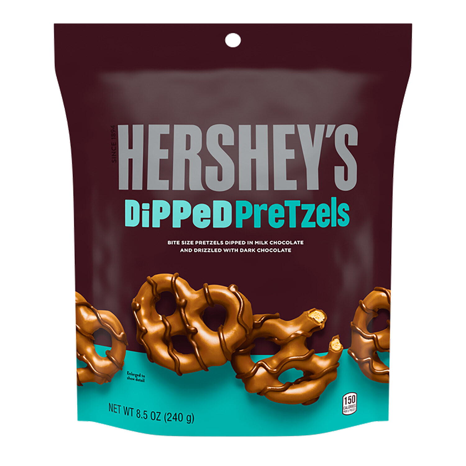 PRETZELS DIPPED HERSHEYS 240 GR.