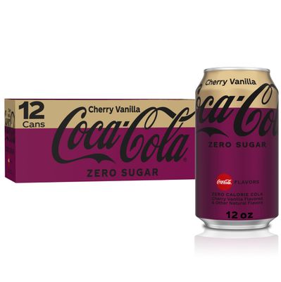 REFRESCO COCA COLA ZERO VAINILLA C/12 PZAS DE 355 ML.