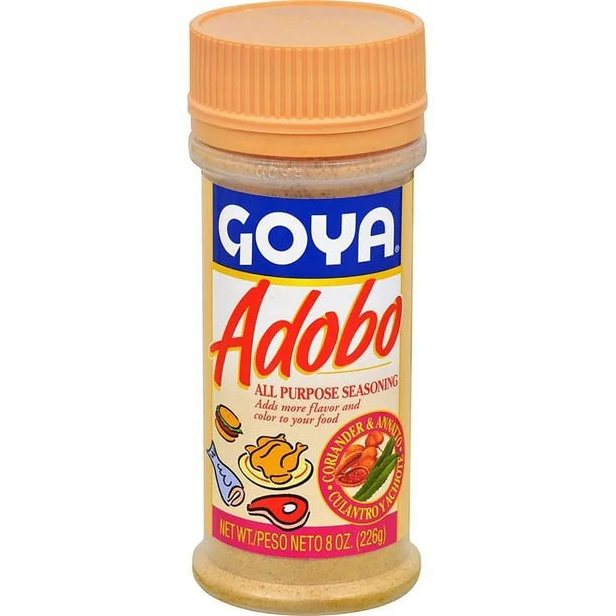 SAZONADOR GOYA ADOBO CILANTRO ACHIOTE 226 GR.