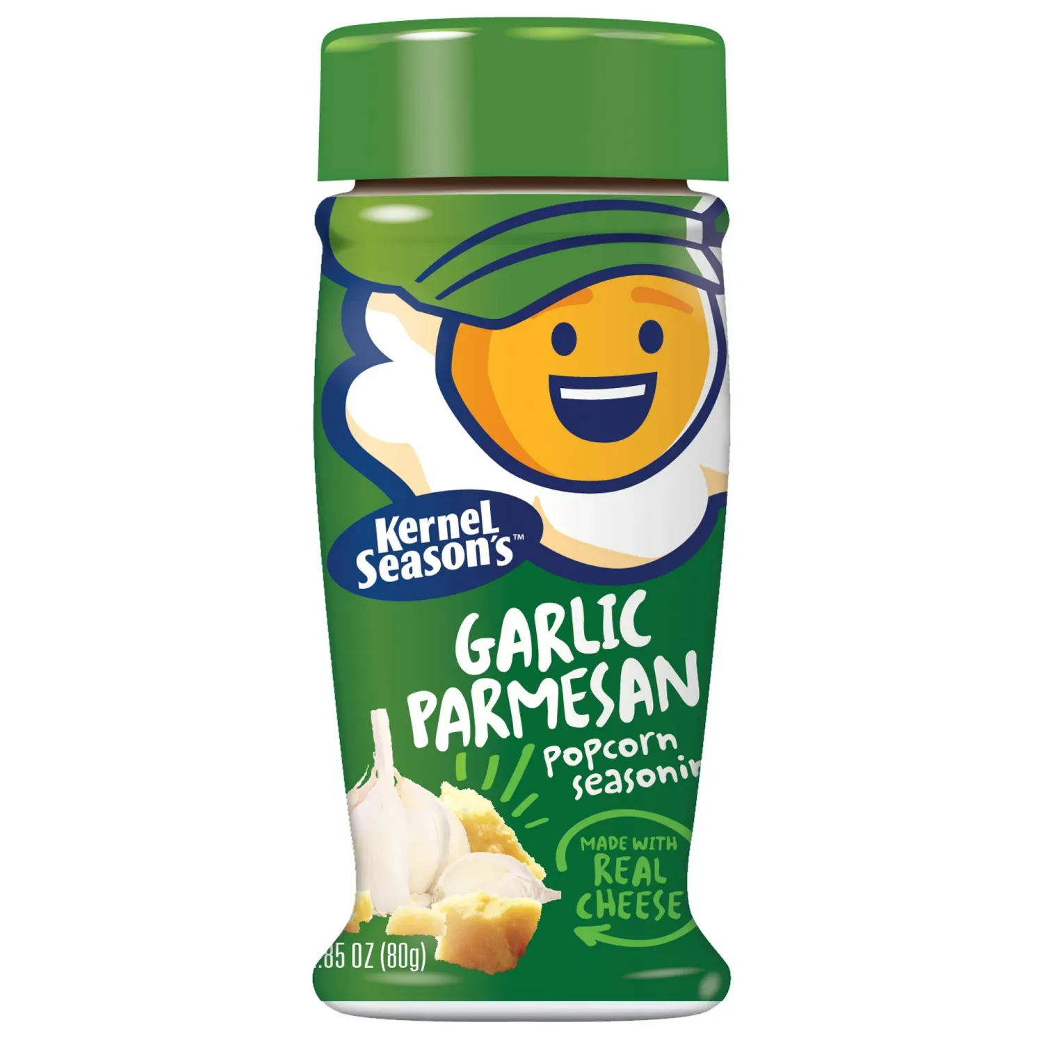 SAZONADOR P/PALOMITAS KERNEL GARLIC PARMESAN 80 GR.
