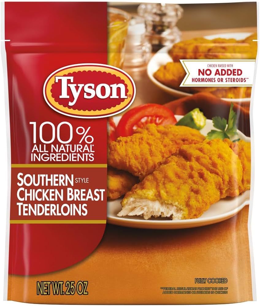 CHIKEN BREAST TYSON TENDERLOINS 100% NATURAL 708 GR.