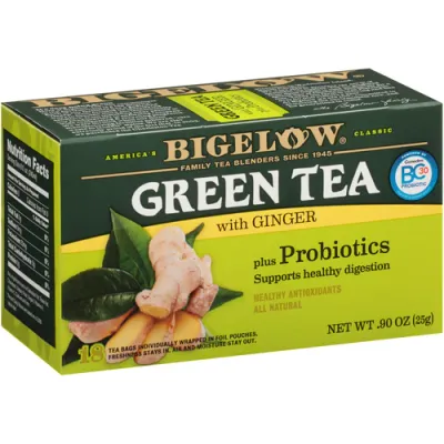 TE BIGELOW GREEN GINGER PLUS PROBIOTICS C/18 PZAS.