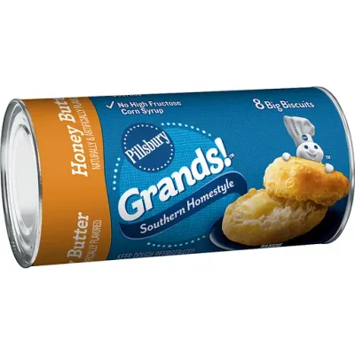 BISCUITS PILLSBURY HONEY BUTTER SOUTHERN HOMESTYLE C/8 PZAS