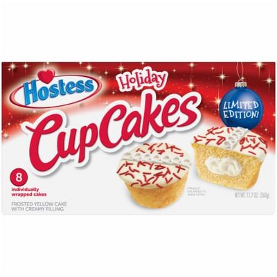 CUP CAKES HOSTESS HOLIDAY C/8 PZAS 328 GR