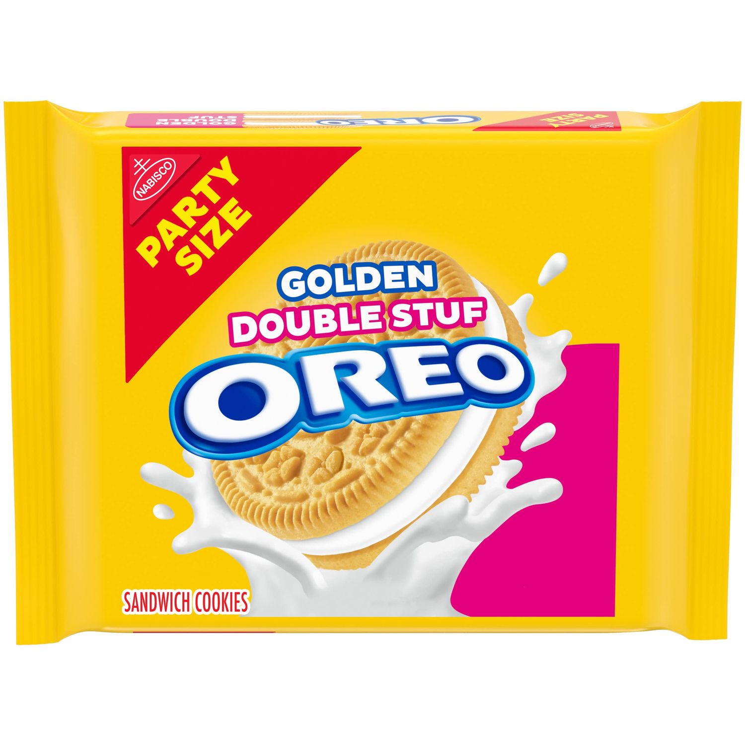GALLETAS OREO PARTY SIZE GOLDEN DOUBLE STUF 757 GR.