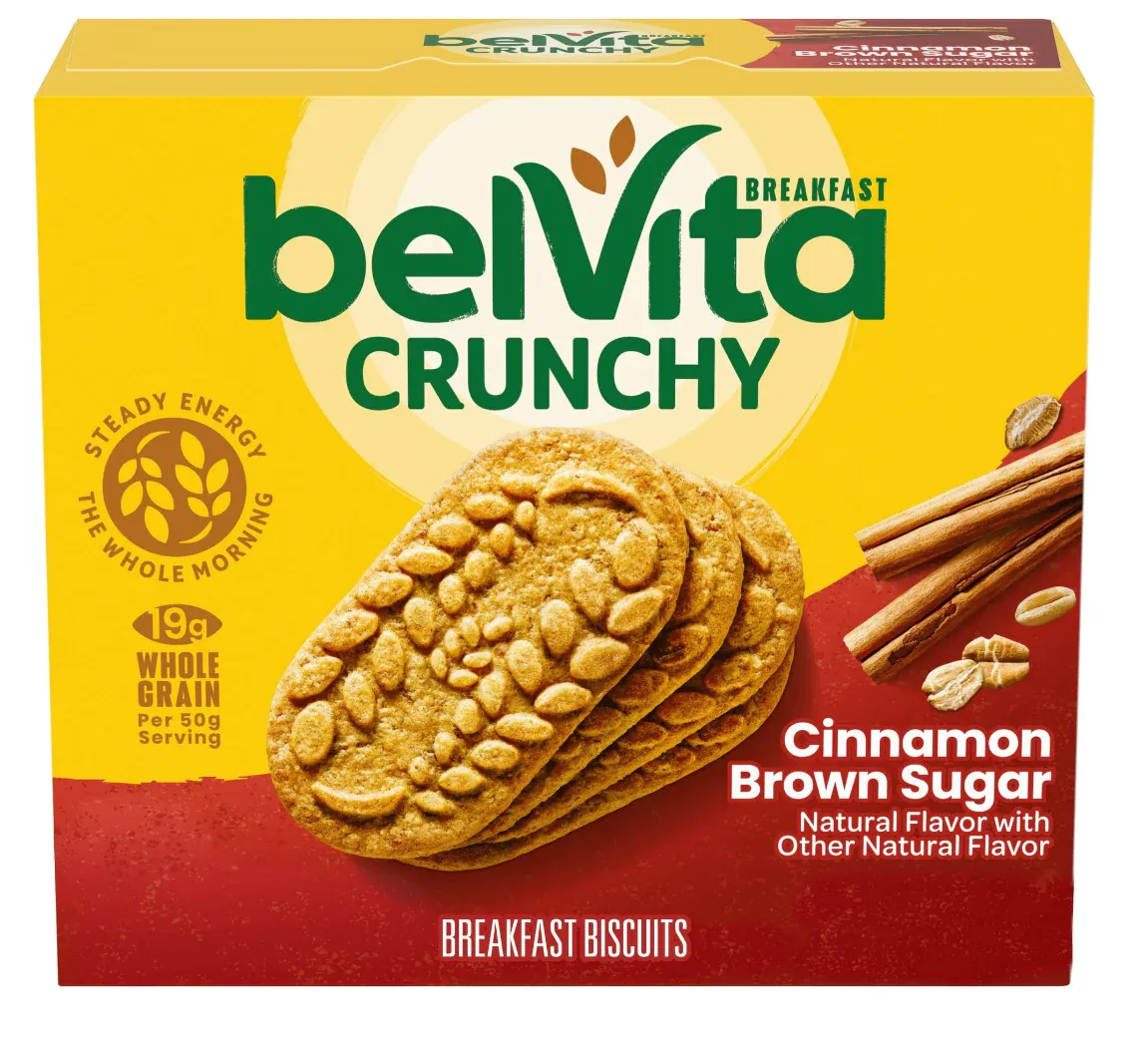 GALLETAS BELVITA CRUNCHY CINNAMON BROWN SUGAR 250 GR.
