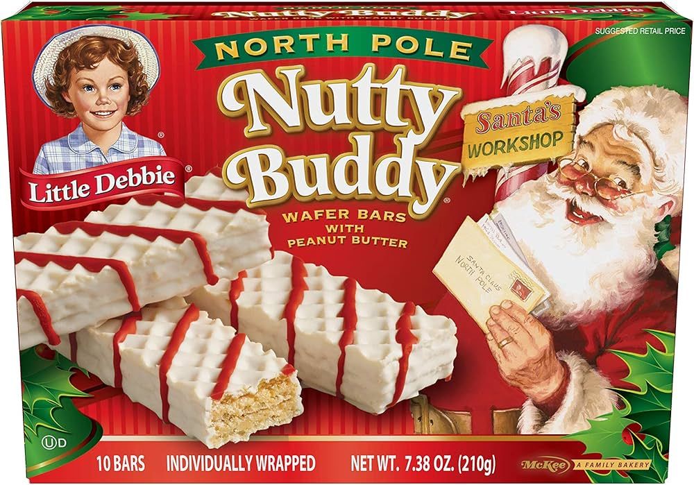 GALLETAS LITTLE DEBBIE NUTTY BUDDY NORTH POLE C/10 PZAS 210 GR.