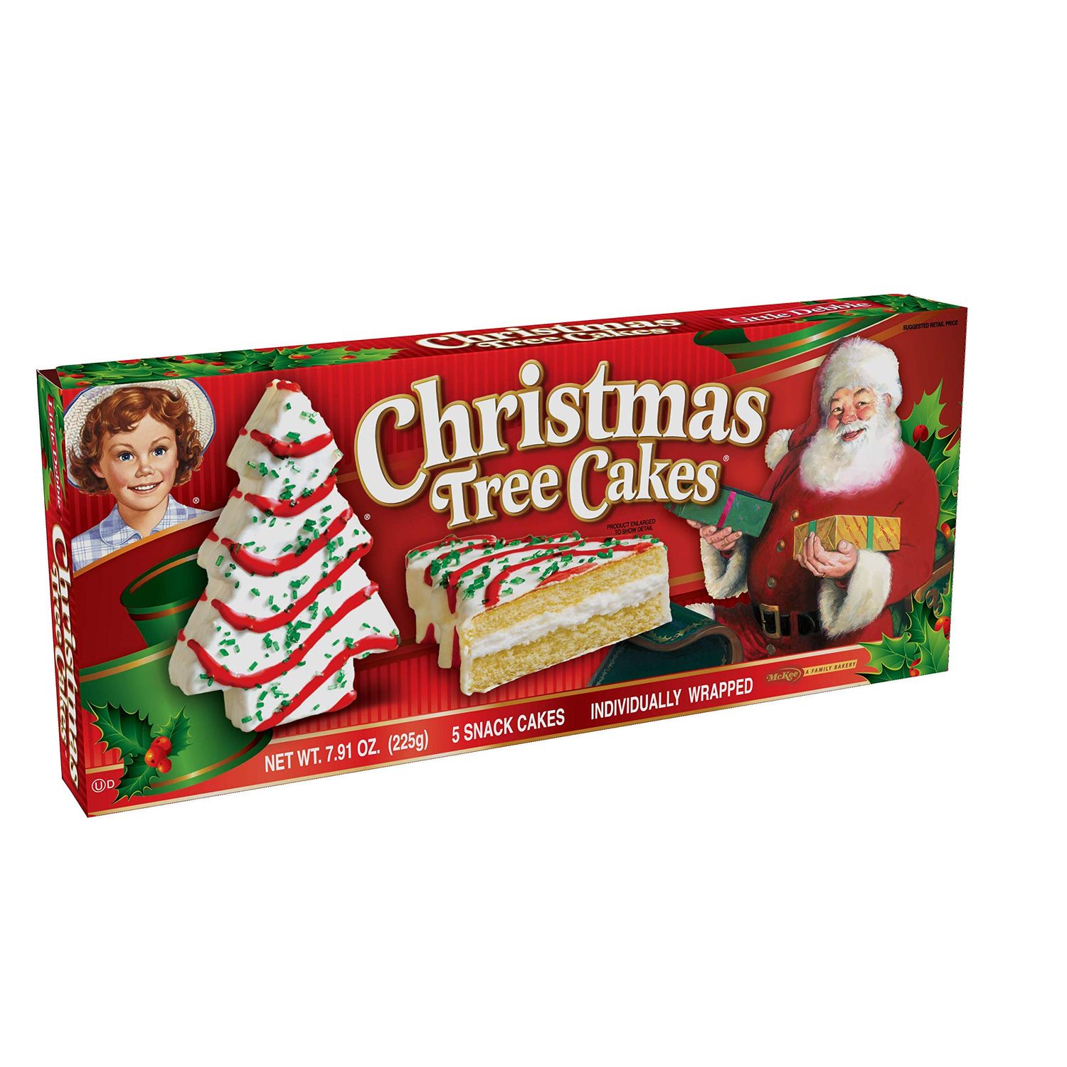 PASTELITO LITTLE DEBBIE TREE VAINILLA C/5 PZAS 245 GR.