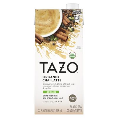 BEBIDA TAZO CHAI LATTE ORGANIC 946 ML.