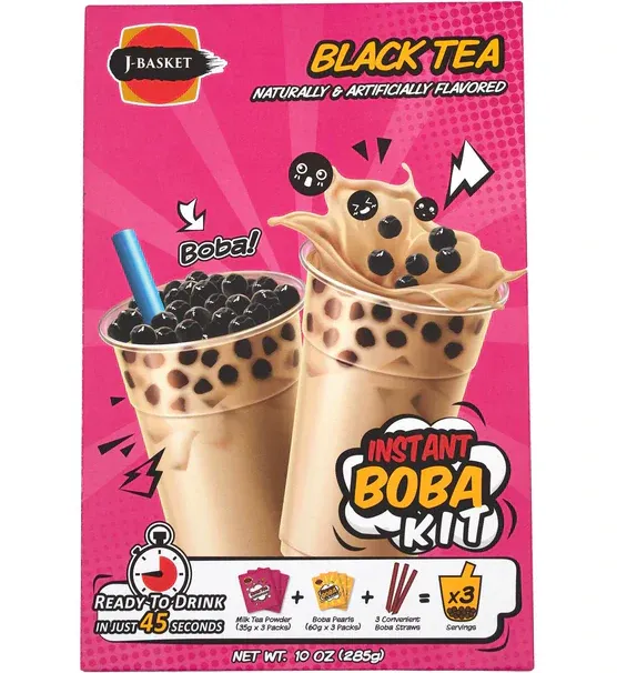 BOBA J-BASKET KIT BLACK TEA 285 GR.