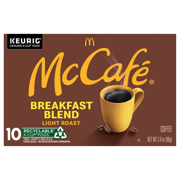 CAFE KEURIG MCCAFE BREAKFAST BLEND C/10 PZAS