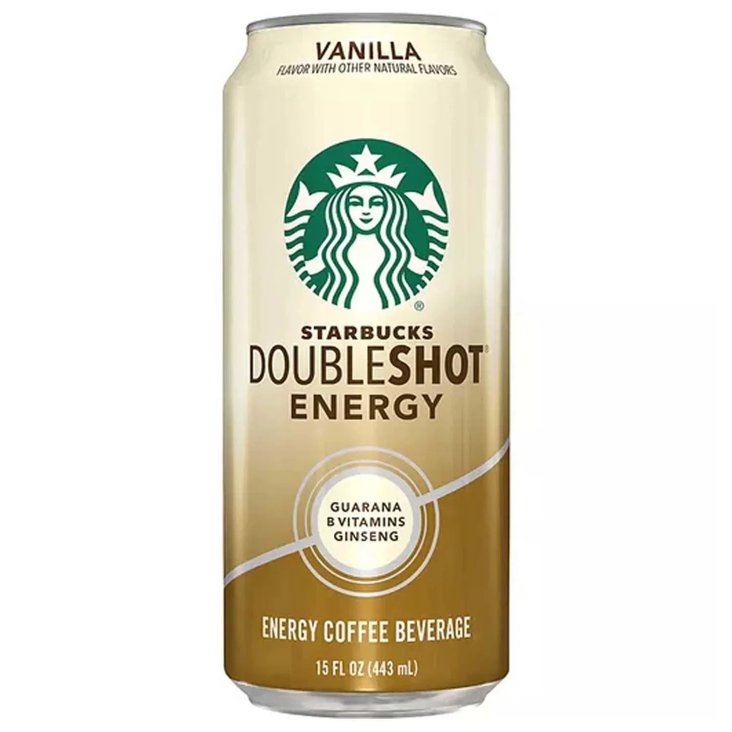 CAFE STARBUCKS DOUBLE SHOT ENERGY VANILLA LATA 443 ML.