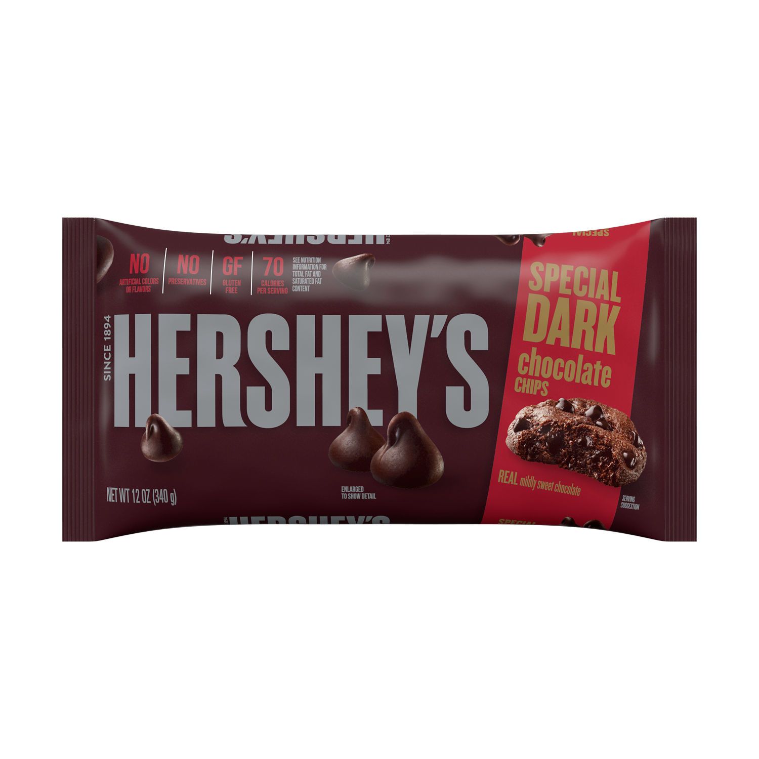 CHISPAS DE CHOCOLATE HERSHEYS SPECIAL DARK 340 GR