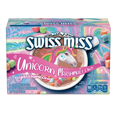 CHOCOLATE SWISS MISS UNICORN BOMBON C/8 PZAS 268 GR