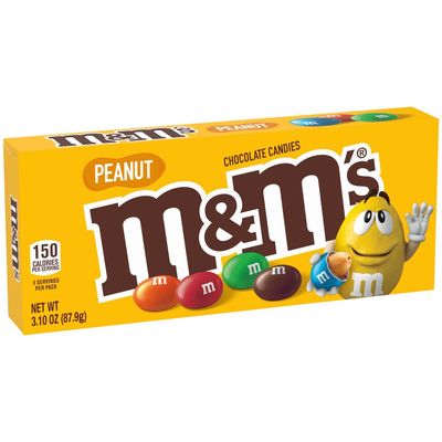 CHOCOLATE M&amp;M CAJITA MILK PEANUT 88 GR.