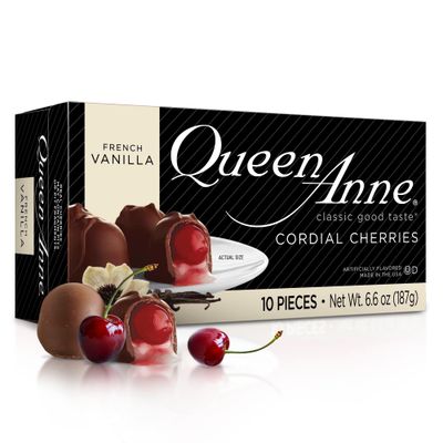 CHOCOLATE QUEEN ANNE FRENCH VANILLA C/10 PZAS 187 GR.
