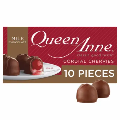 CHOCOLATE QUEEN ANNE MILK C/10 PZAS 187 GR.