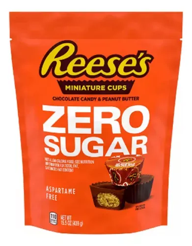 CHOCOLATE REESE&#39;S ZERO SUGAR MINIATURE CUPS 144 GR.