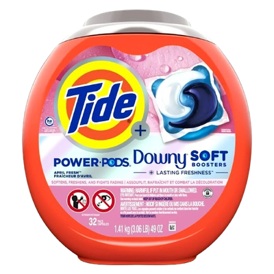 DETERGENTE TIDE PODS POWER C/DOWNY C/32 PZAS