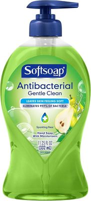 JABON SOFTSOAP ANTIBACTERIAL PEAR 332 ML.