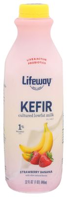 KEFIR LIFEWAY STRAWBERRY BANANA 946 ML.
