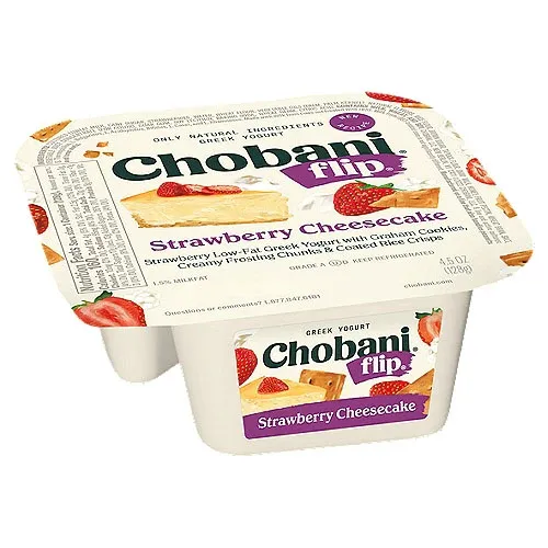 YOGHURT CHOBANI FLIP RED VELVET CUPCAKE 128 GR.