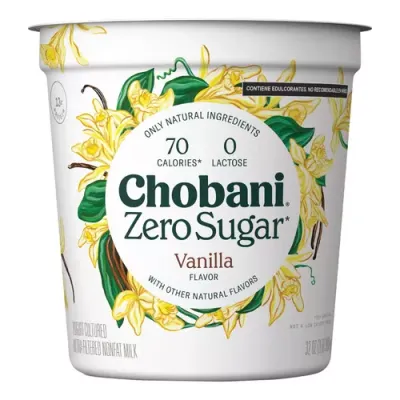 YOGHURT CHOBANI GREEK ZERO SUGAR VANILLA 907 GR