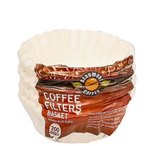FILTROS P/CAFE BEAUMONT BASKET C/200 PZAS