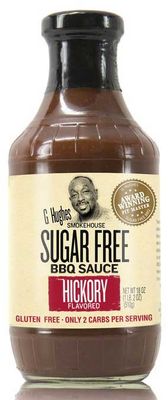 SALSA BBQ G HUGHES SUGAR FREE HICKORY 510 GR.