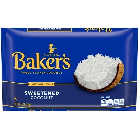 COCONUT BAKERS SWEETENED ANGEL FLAKE 396 GR.