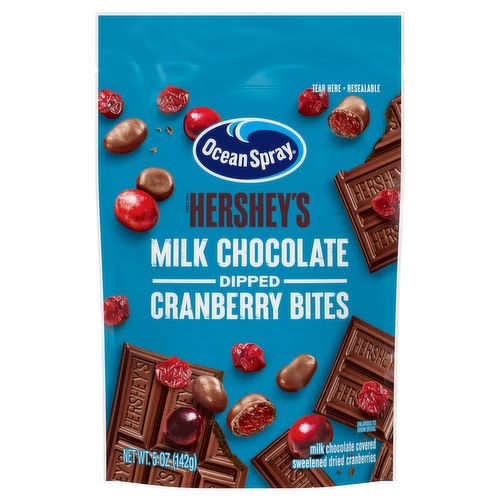 CRANBERRY BITES OCEAN SPRAY MILK CHOCOLATE 142 GR.