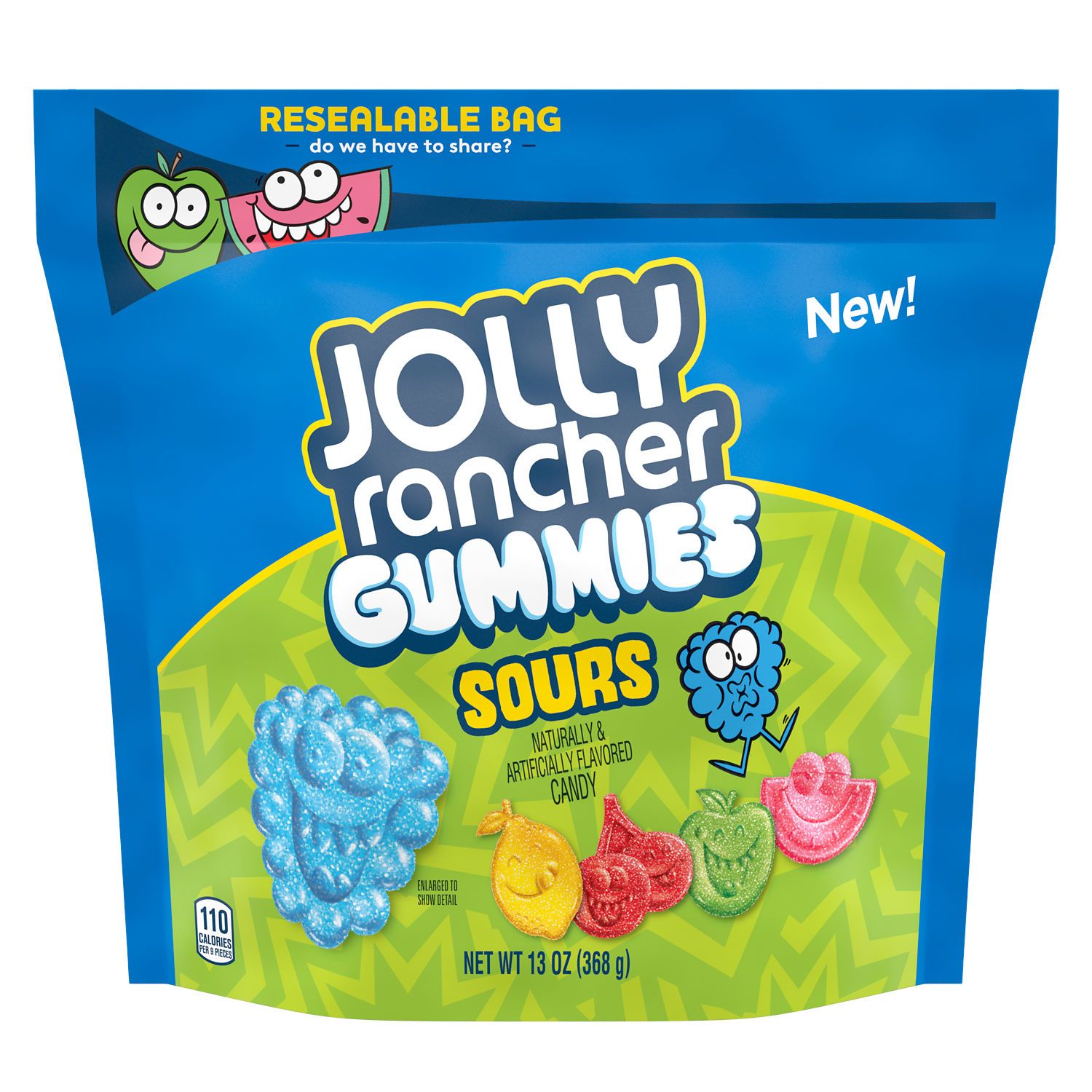 DULCE JOLLY RANCHER GUMMIES SOUR 368 GR.