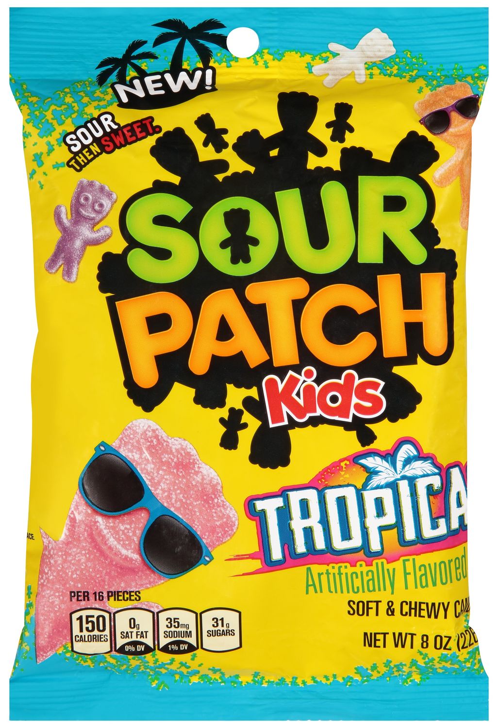 DULCE SOUR PATCH TROPICAL 226 GR.