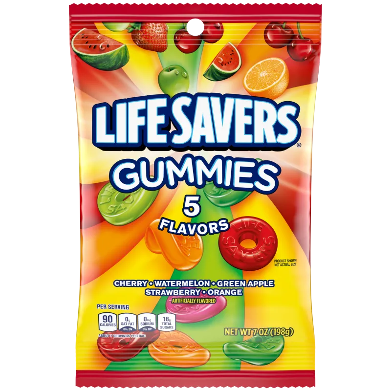 GOMITAS LIFE SAVERS 5 FLAVORS 198 GR.