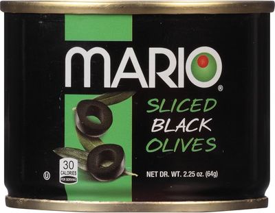 ACEITUNA MARIO NEGRA REBANADA 64 GR.
