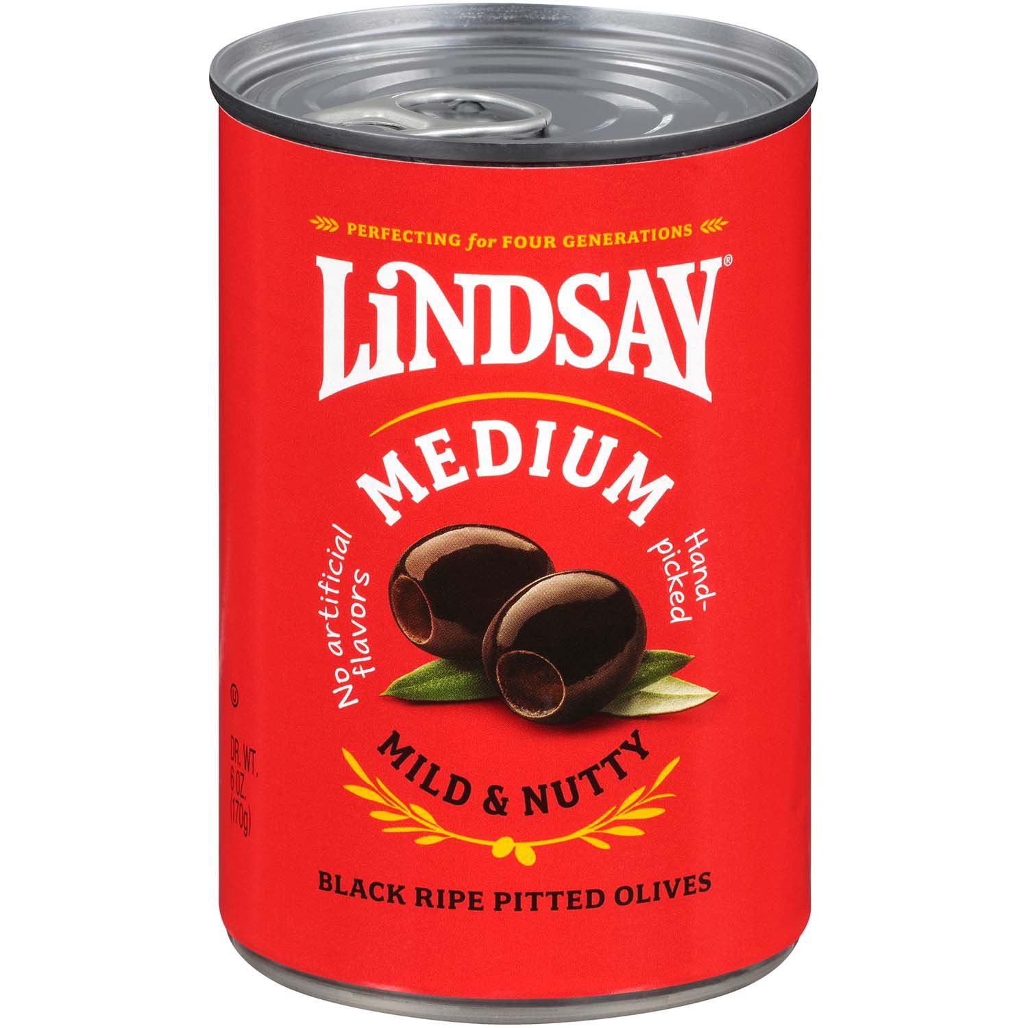 ACEITUNA LINDSAY NEGRA MEDIUM 170 GR.