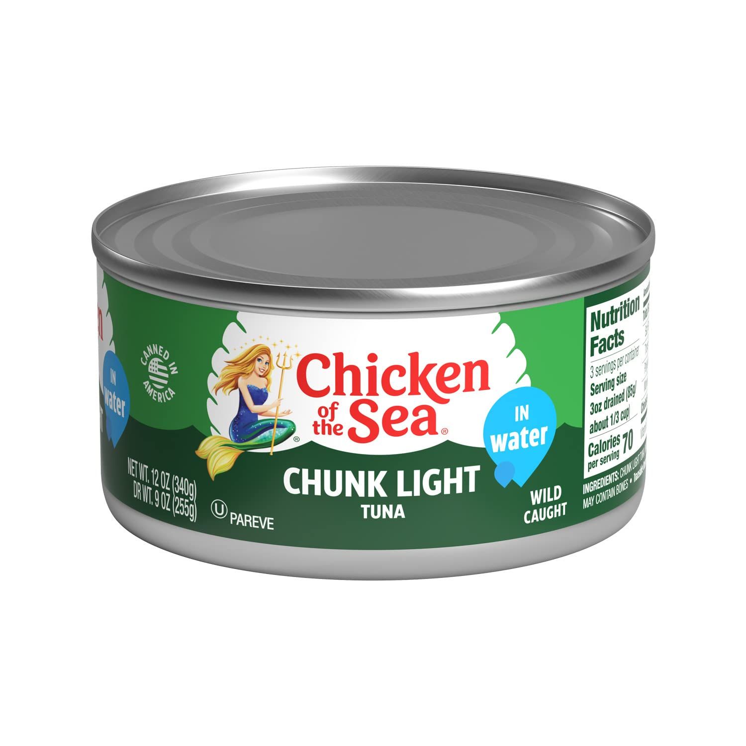 ATUN CHIKEN OF THE SEA LIGHT WATER 198 GR.