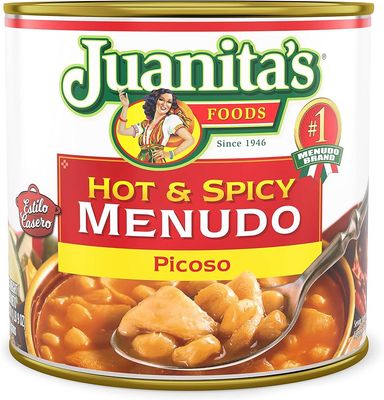MENUDO JUANITAS HOT &amp; SPICY 709 GR.