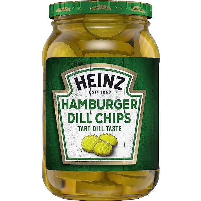 PEPINILLOS HEINZ HAMBURGUER DILL CHIPS 454 GR.