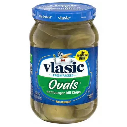 PEPINILLOS VLASIC OVALS REBANADO 473 ML.