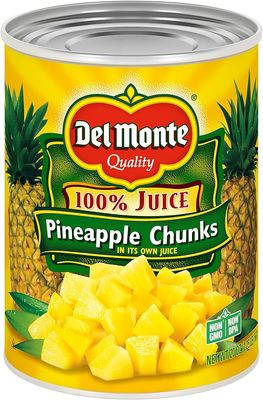 PIÑA DEL MONTE CHUNKS 100% JUICE 567 GR.