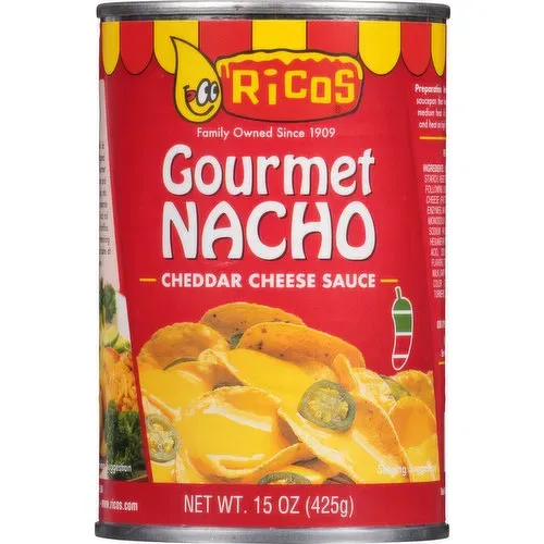 QUESO P/NACHO RICOS GOURMET 425 GR.
