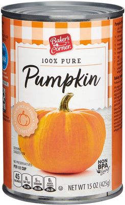 RELLENO BAKERS CORNER PUMPKI  100% PURE 425 GR.