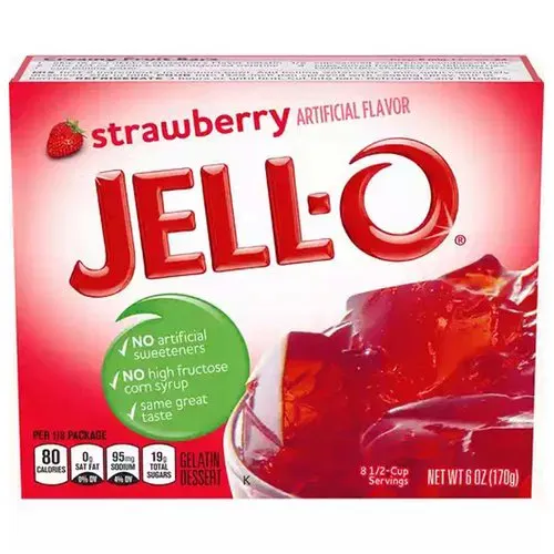 GELATINA JELL-O STRAWBERRY 170 GR.