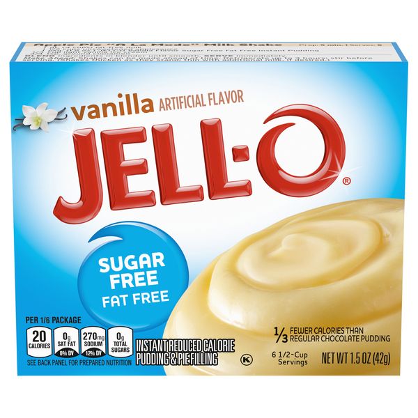 PUDDING JELL-O SUGAR FREE VAINILLA 42 GR