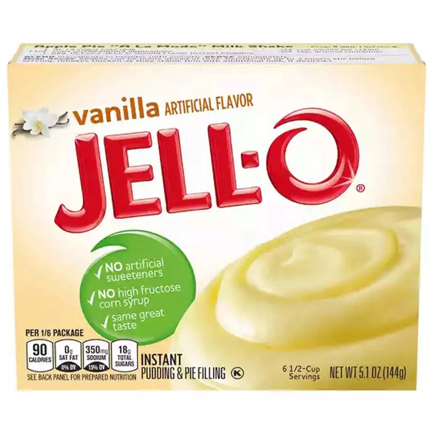 PUDDING JELL-O VANILLA 144 GR