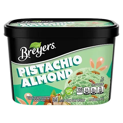 NIEVE BREYERS PISTACHIO ALMOND 1.41 LTS