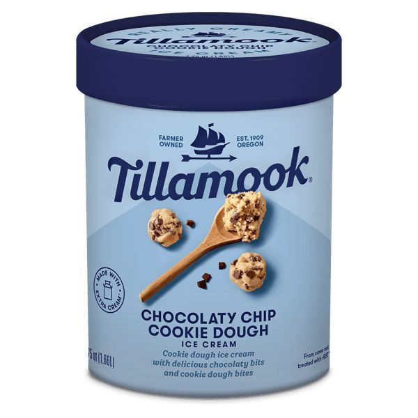 NIEVE TILLAMOOK CHOCOLATE CHIP COOKIE DOUGH 1.42 LTS