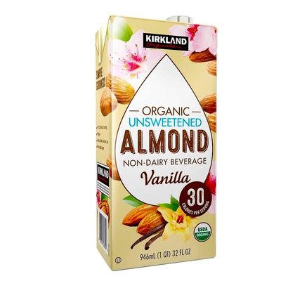 LECHE DE ALMENDRA KIRKLAND ORGANIC VANILLA 946 ML.