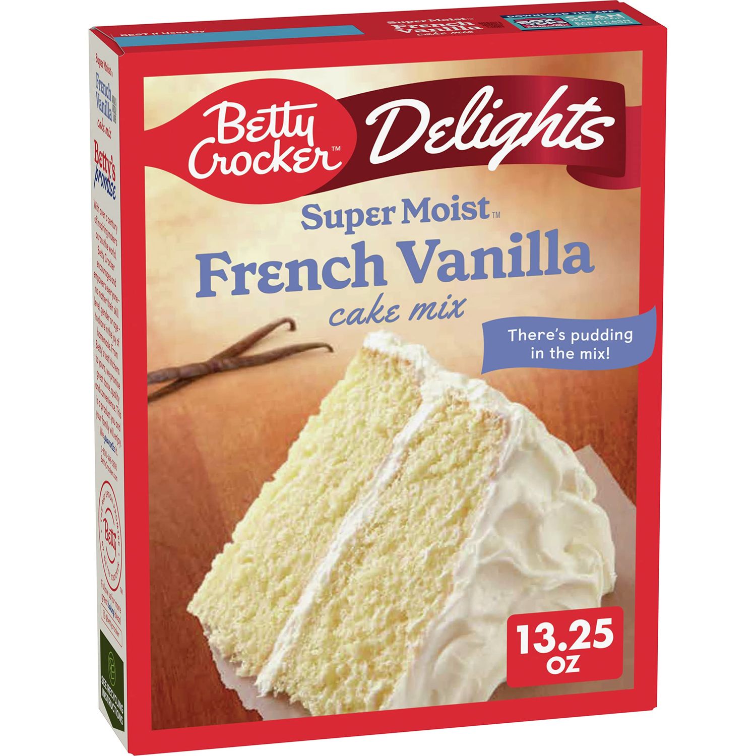 HARINA BETTY CROCKER FRENCH VANILLA 375 GR.